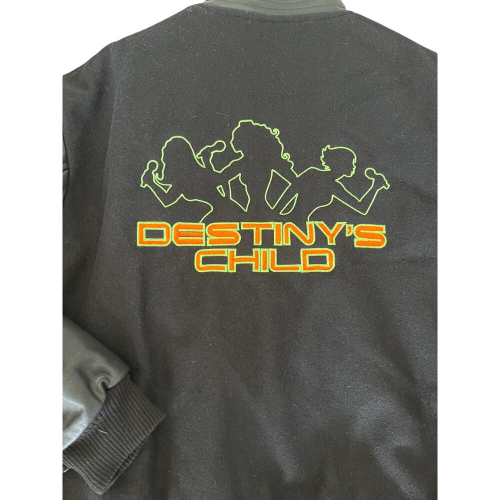 Rare Destiny's Child Columbia Records Employee‎ Crew Tour Varsity Jacket XL